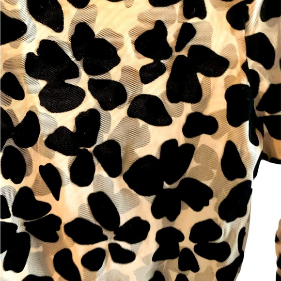 Victoria Secret Floral Sheer Velvet Bodysuit NWT - Picture 5 of 6